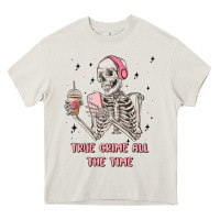 Cream true crime all the time Heavy Core Tee - MaliasSmallBusiness