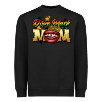 Black black mom Heavyweight Sweatshirt - CowGirlArtShop