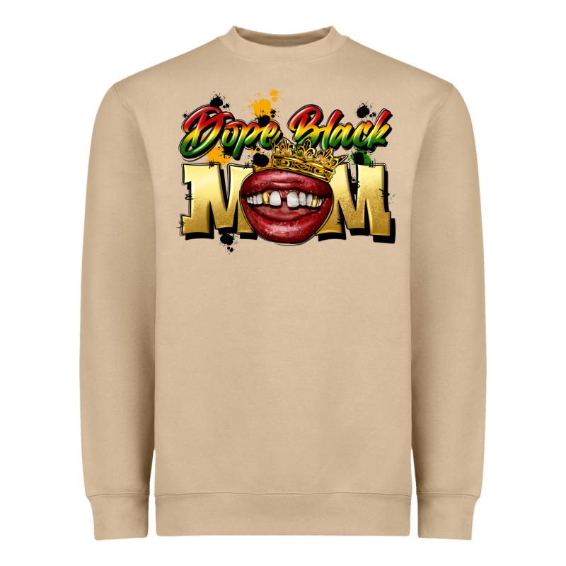 Black Mom Heavyweight Sweatshirt by CowGirlArtShop | Teevron
