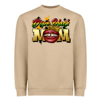 Mushroom black mom Heavyweight Sweatshirt - CowGirlArtShop