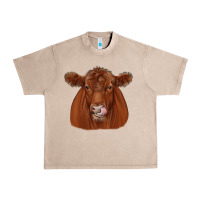 French Oak red angus Urban Heavy Tee - JahusDesignShop
