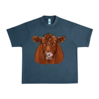 Midnight Navy red angus Urban Heavy Tee - JahusDesignShop