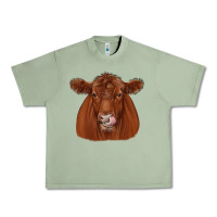 Oil Green red angus Urban Heavy Tee - JahusDesignShop