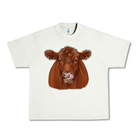 Pistachio red angus Urban Heavy Tee - JahusDesignShop