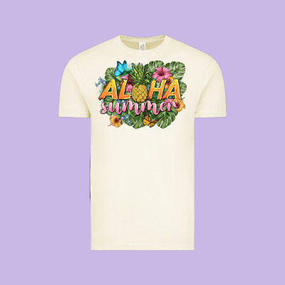 Aloha Summer Vintage Tee Designed By Barkaloodesign