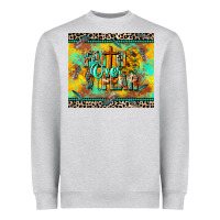 Heather Grey faith over fear Heavyweight Sweatshirt - CowGirlArtShop