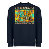 Navy faith over fear Heavyweight Sweatshirt - CowGirlArtShop