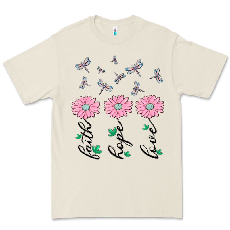 Faith Hope Love Premium Tee by MaliasSmallBusiness | Teevron