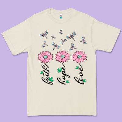 Faith Hope Love Premium Tee Designed By Maliassmallbusiness