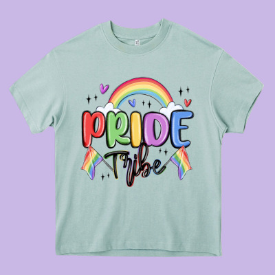 Pride Tribe Heavy Core Tee Designed By Maliassmallbusiness