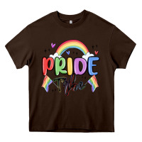 Chocolate Brown pride tribe Heavy Core Tee - MaliasSmallBusiness