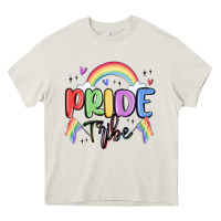 Cream pride tribe Heavy Core Tee - MaliasSmallBusiness