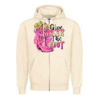 Sandshell give cancer the boot Zipper Hoodie - FaDigitalArtStudio