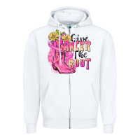 Give Cancer The Boot Zipper Hoodie | Teevron