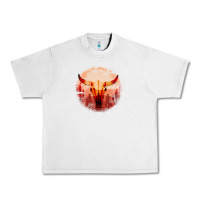 Lunar Rock Western Cowboy Sunset Bull Skull Urban Heavy Tee - Bettercallsaul
