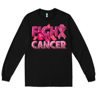 Black fight cancer Long Sleeve Tee - NancyCooperArtShop