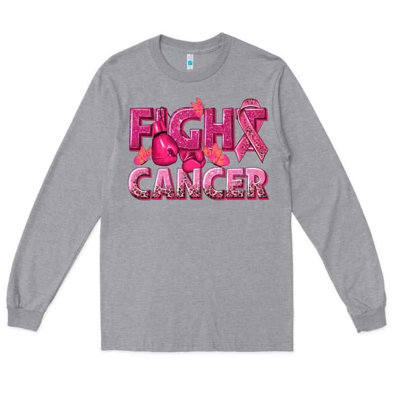 Fight Cancer Long Sleeve Tee by NancyCooperArtShop | Teevron