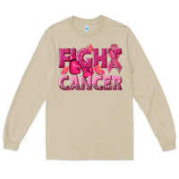 Mushroom fight cancer Long Sleeve Tee - NancyCooperArtShop