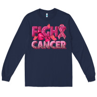 Navy fight cancer Long Sleeve Tee - NancyCooperArtShop