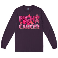 Plum fight cancer Long Sleeve Tee - NancyCooperArtShop