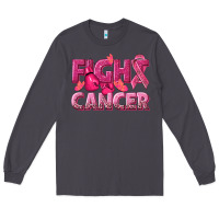 Smoke fight cancer Long Sleeve Tee - NancyCooperArtShop