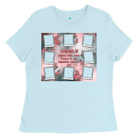 Baby Blue family photo collage Ladies Tee - MaliasSmallBusiness