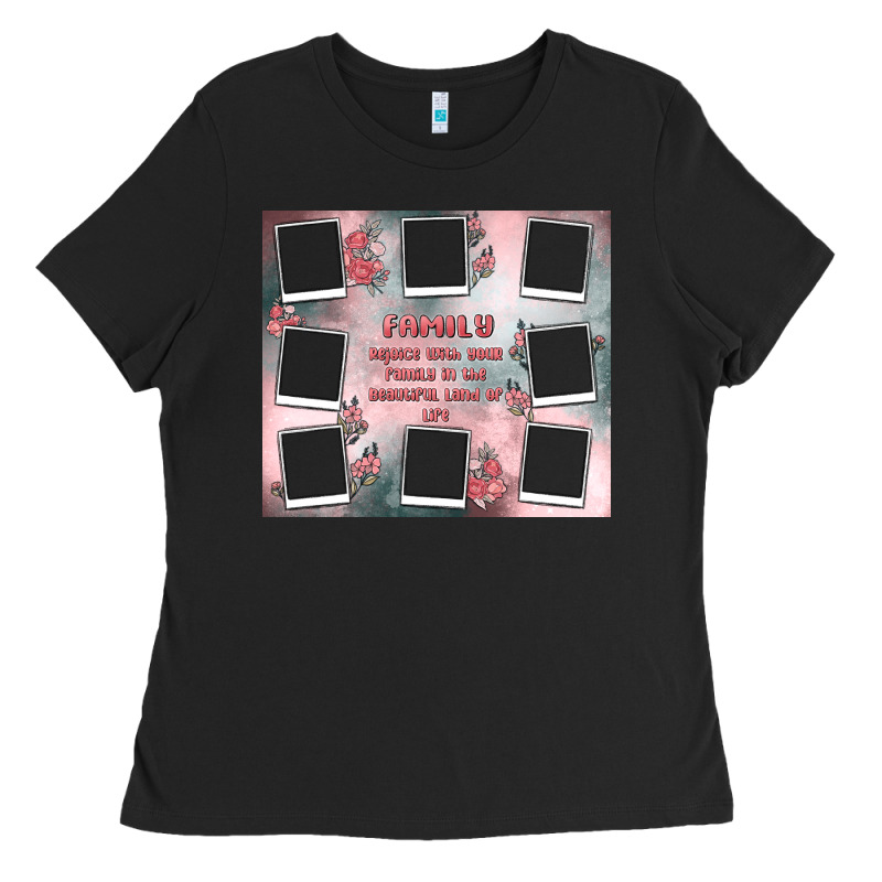 Family Photo Collage Ladies Tee by MaliasSmallBusiness | Teevron