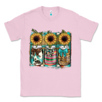 Bubblegum Pink mason jar, sunflower Classic Tee - JahusDesignShop