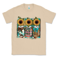 Mushroom mason jar, sunflower Classic Tee - JahusDesignShop