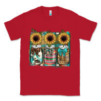 Red mason jar, sunflower Classic Tee - JahusDesignShop