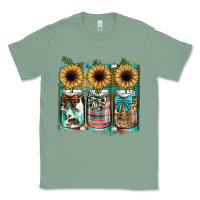 Sage mason jar, sunflower Classic Tee - JahusDesignShop