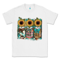 White mason jar, sunflower Classic Tee - JahusDesignShop