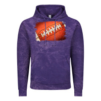 Cloud Purple Football Brushstroke Vintage Hoodie - RanaPortraitStore