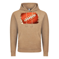 Vintage Coffee Football Brushstroke Vintage Hoodie - RanaPortraitStore