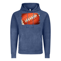 Vintage Denim Football Brushstroke Vintage Hoodie - RanaPortraitStore