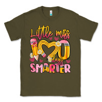 Army Green little miss 100 days smarter Classic Tee - Artiststas