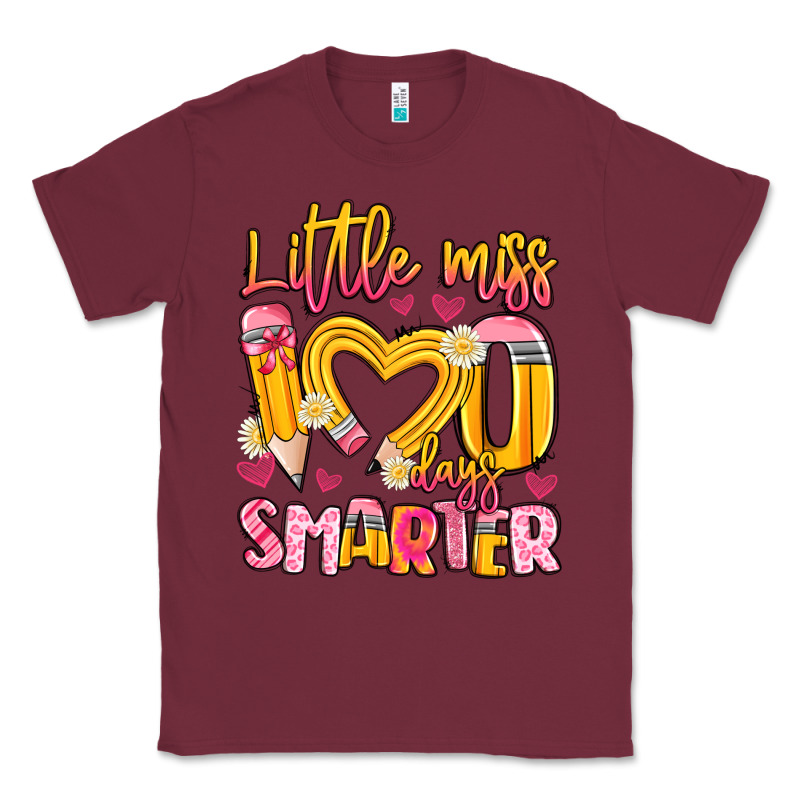 Little Miss 100 Days Smarter Classic Tee by Artiststas | Teevron