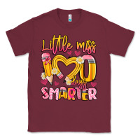 Burgundy little miss 100 days smarter Classic Tee - Artiststas
