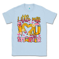 Dusty Blue little miss 100 days smarter Classic Tee - Artiststas