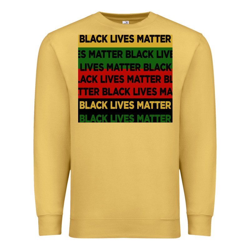 Black Lives Matter Seamless Pattern Premium Sweatshirt by BundleAndBundleShop | Teevron