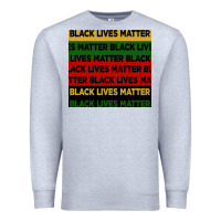 Heather Grey black lives matter seamless pattern Premium Sweatshirt - BundleAndBundleShop
