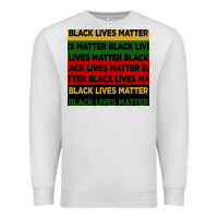 Oatmeal Heather black lives matter seamless pattern Premium Sweatshirt - BundleAndBundleShop