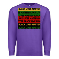 Purple black lives matter seamless pattern Premium Sweatshirt - BundleAndBundleShop