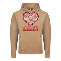 Vintage Coffee mamas sweetheart baby pig Vintage Hoodie - RanaPortraitStore