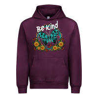 Mauve Wine be kind Urban Hoodie - SublimationCraftShop
