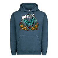 Pigment Midnight Navy be kind Urban Hoodie - SublimationCraftShop