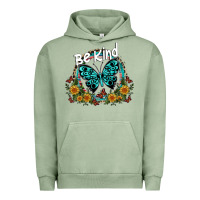 Pigment Oil Green be kind Urban Hoodie - SublimationCraftShop