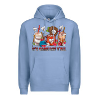 Colony Blue It's Game Day Y'all Baseball Coffee Cups Premium Hoodie - FaDigitalArtStudio