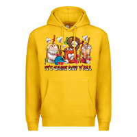Lemon It's Game Day Y'all Baseball Coffee Cups Premium Hoodie - FaDigitalArtStudio