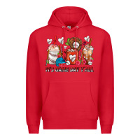 Red It's Game Day Y'all Baseball Coffee Cups Premium Hoodie - FaDigitalArtStudio